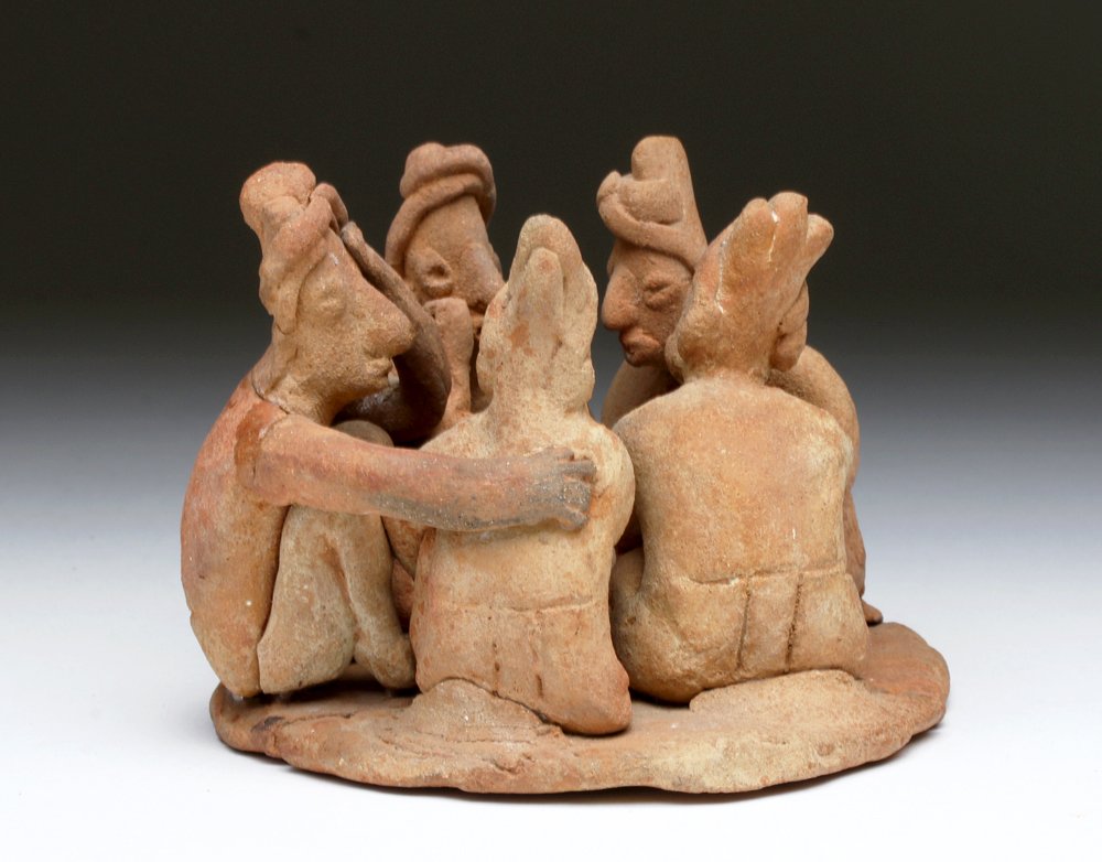 Rare Nayarit Grouping - Circle of 5 Figures (1 of 3)