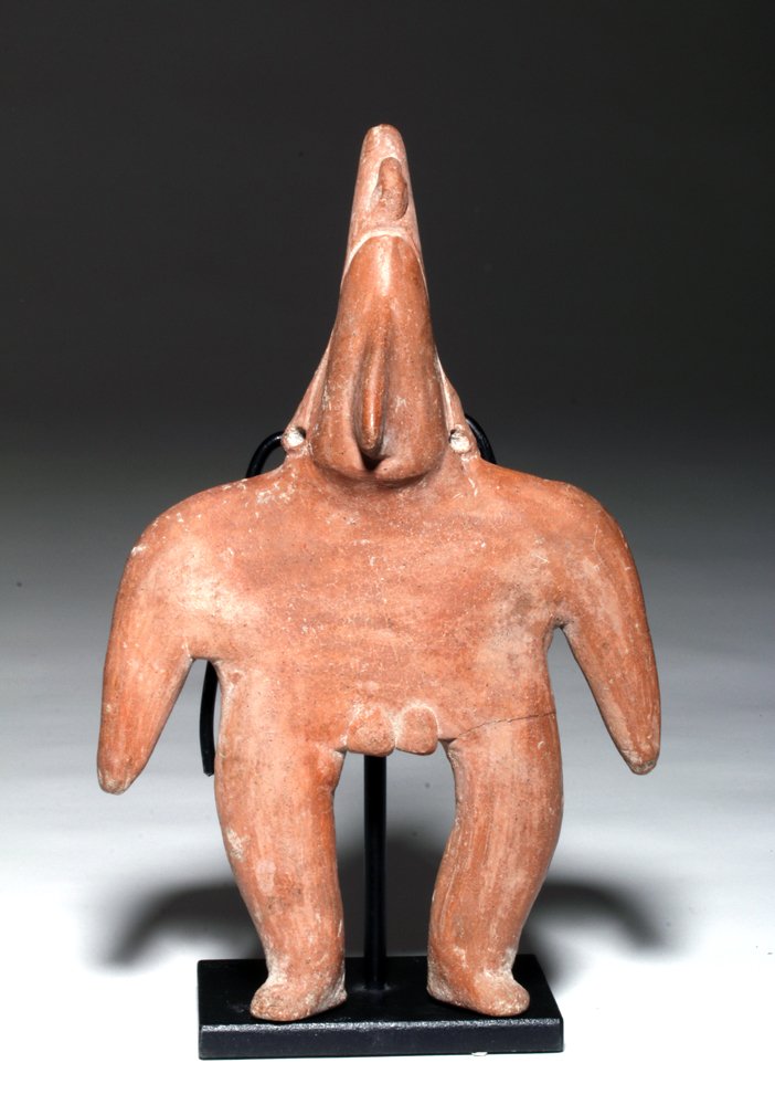 Lg Colima Pottery Gingerbread Figure, ex-P. Arnovick (1 of 3)