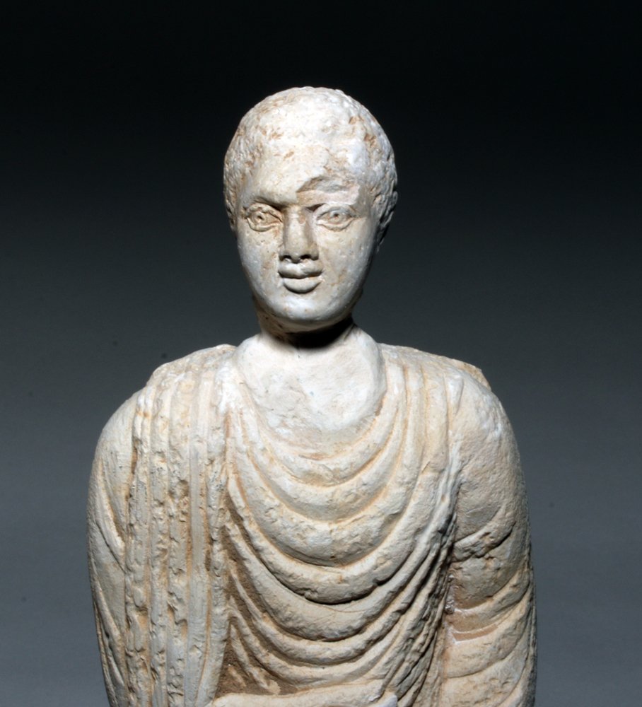 Greek Cypriot Limestone Figure of a Youth (1 of 5)