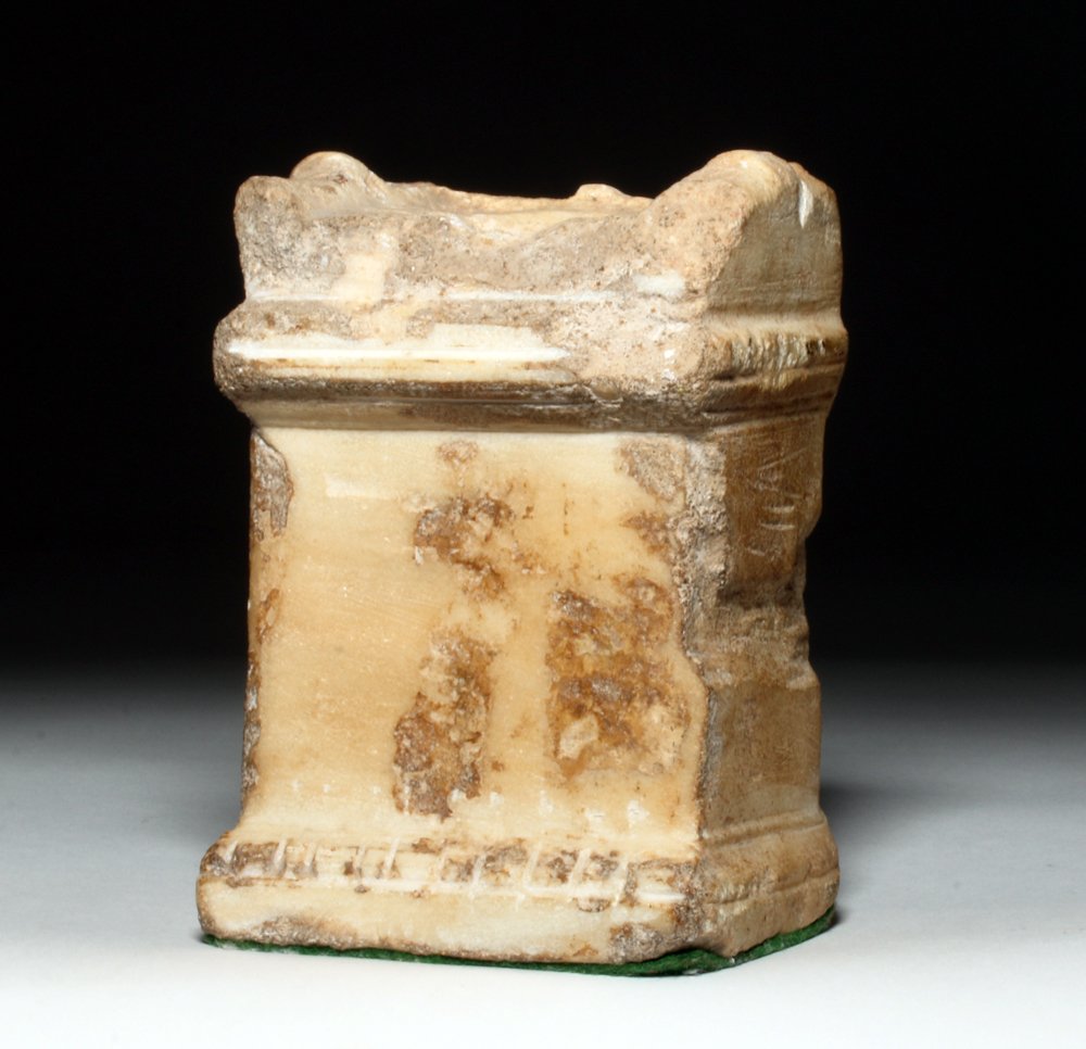 Inscribed Roman Marble Personal Altar (1 of 4)