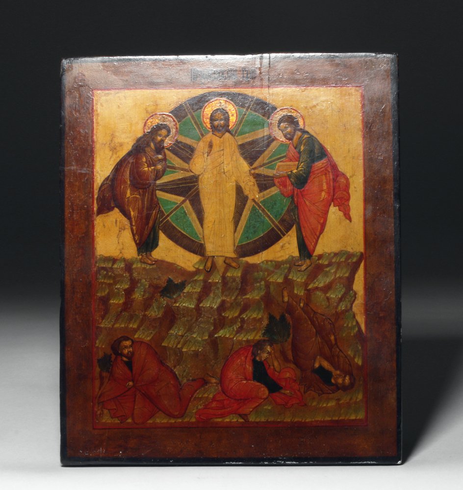 19th C. Russian Icon - Resurrection of Jesus (1 of 2)