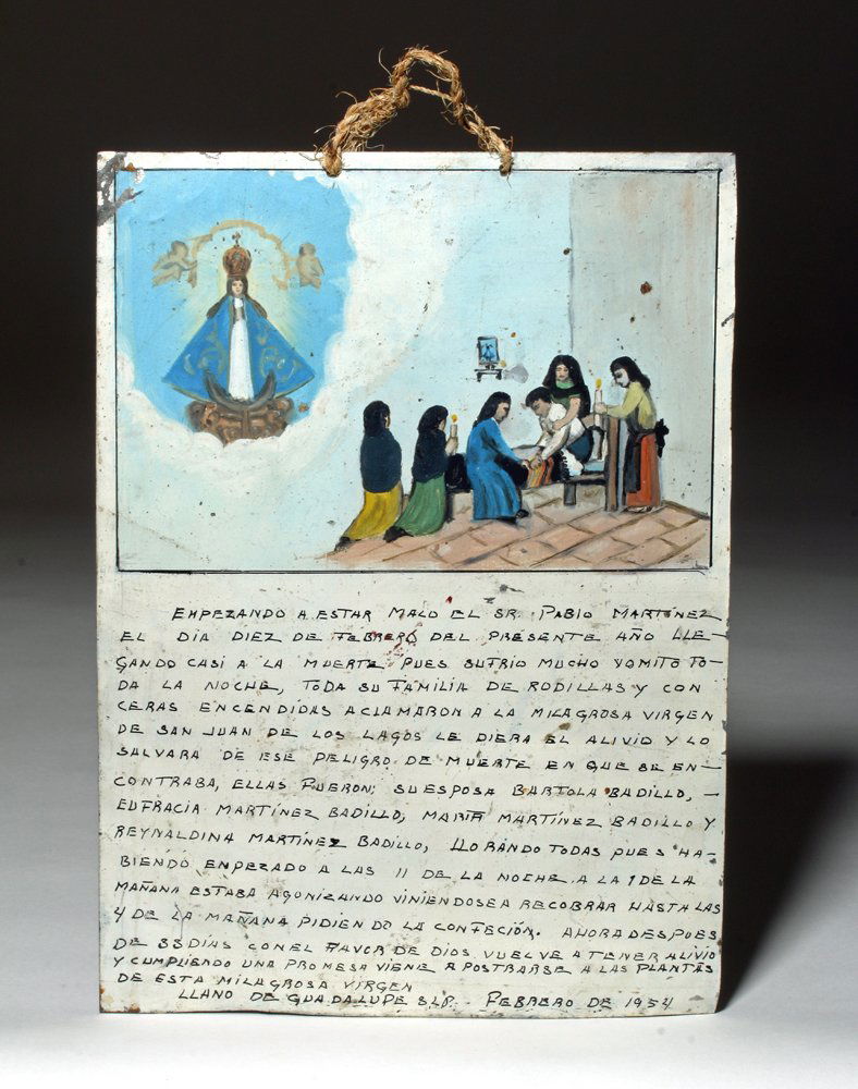 Mexican Ex Voto, Our Lady of San Juan de los Lagos (1 of 4)