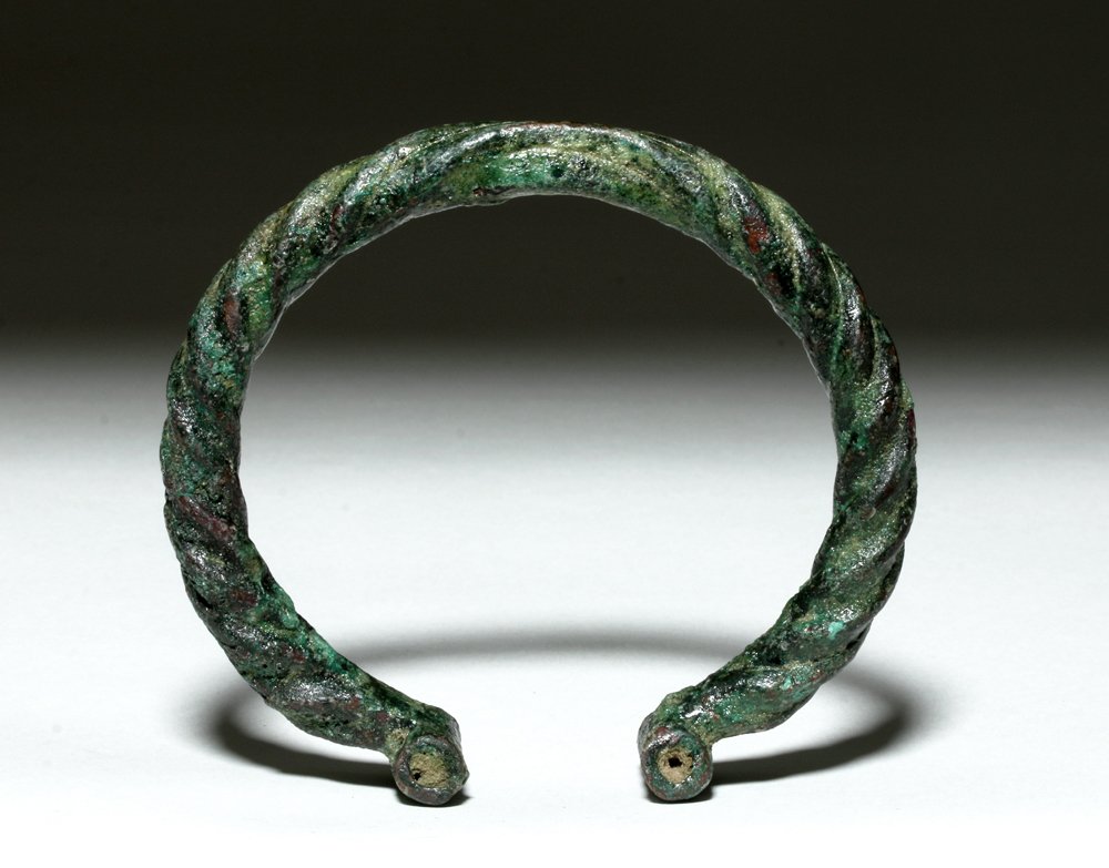 Hellenistic Greek Bronze Torque Bracelet (1 of 3)