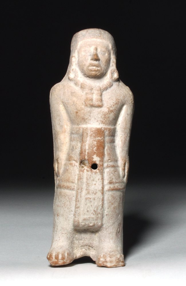 Mayan Jaina Island Pottery Standing Lord Rattle (1 of 4)