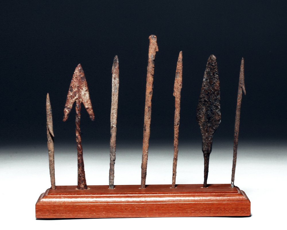 Roman to Medieval Iron Spear Tips (1 of 2)