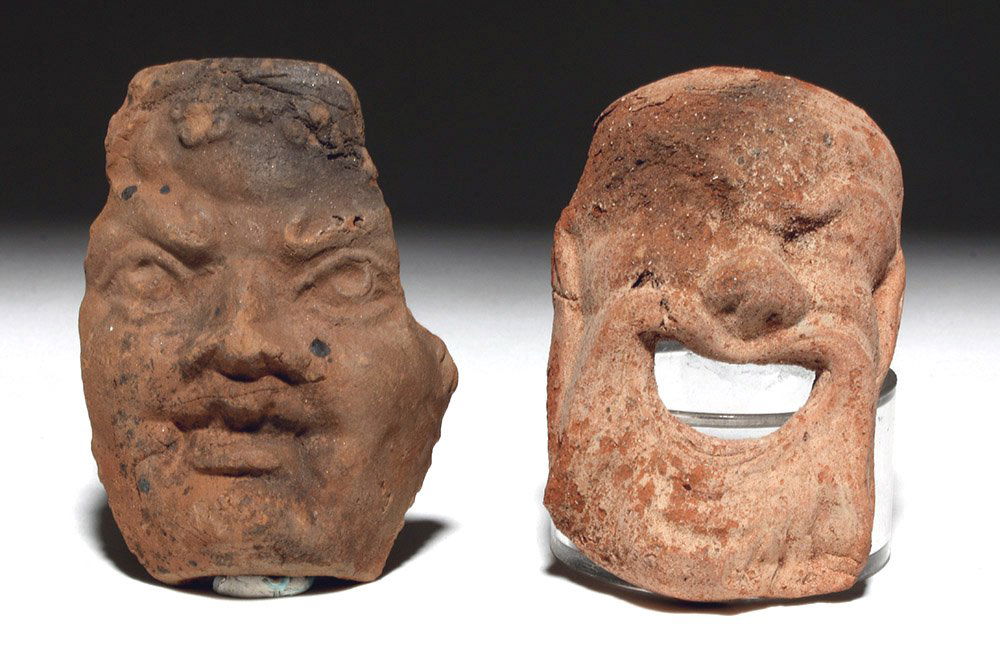 Hellenistic Greek Pottery Maskettes (pr) (1 of 4)