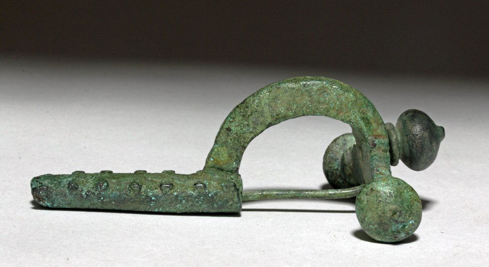 Large Roman Bronze Fibula - Military (1 of 4)