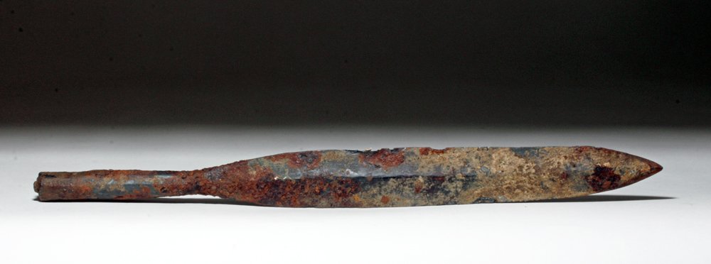 Large Anglo-Saxon Iron Socketed Spear Point (1 of 2)