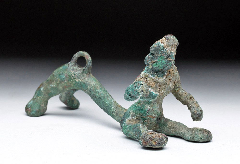 Luristan Bronze Figural Handle (1 of 4)