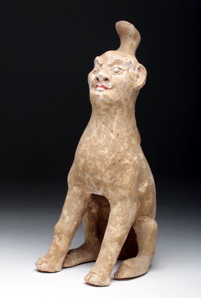 Chinese Tang Dynasty Pottery Earth Spirit Figure (1 of 8)
