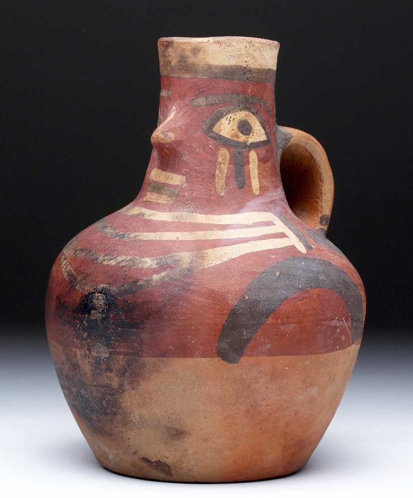 Huari Polychrome Pottery Figural Jar (1 of 5)
