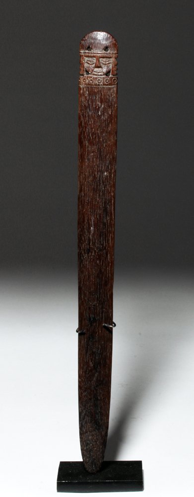 Lovely Chimu Wooden Loom Stick - Gorgeous Patina! (1 of 2)