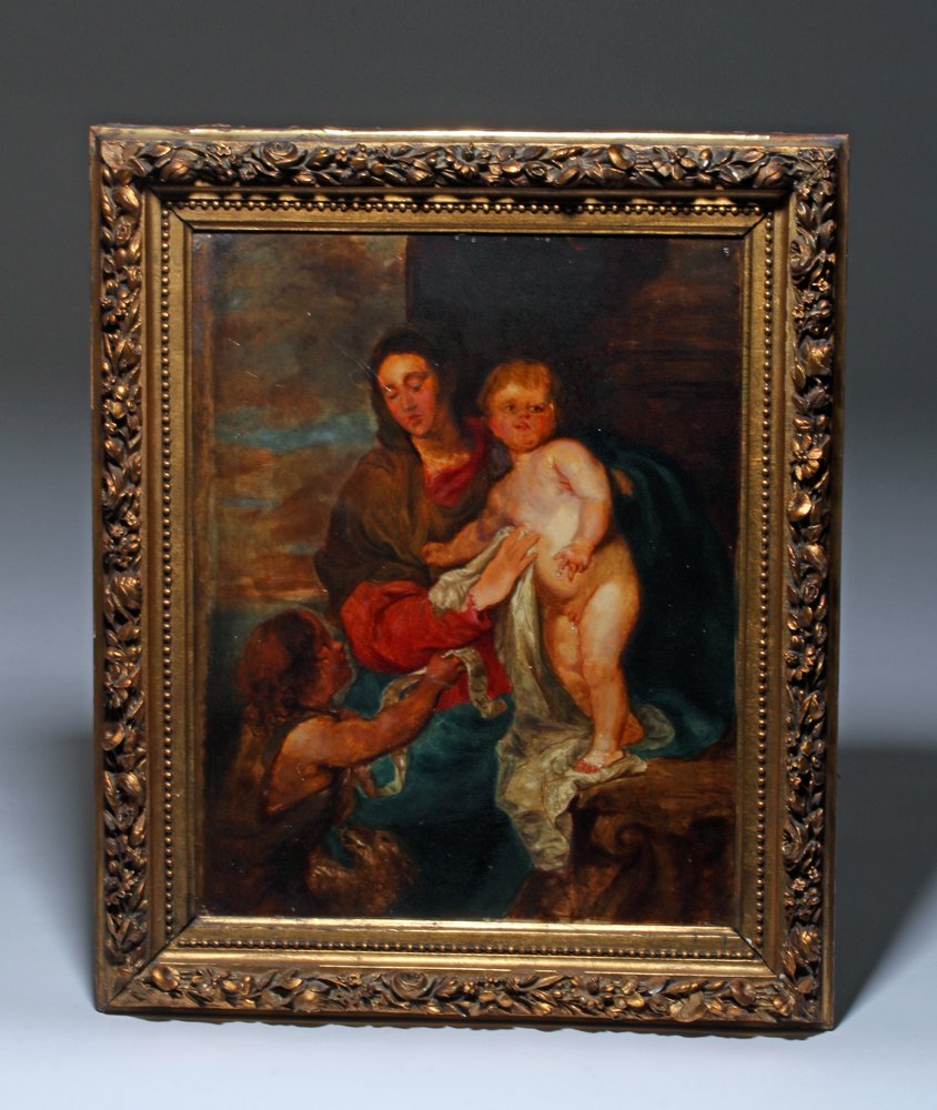 18th C. Italian Oil Painting - Madonna and Child (1 of 4)