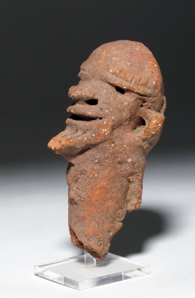 Rare African Clay Sokoto Head - Ex Arnovick (1 of 4)