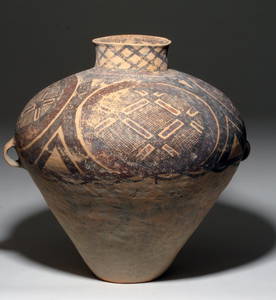 Huge Chinese Neolithic Pottery Jar - Majiayao Culture