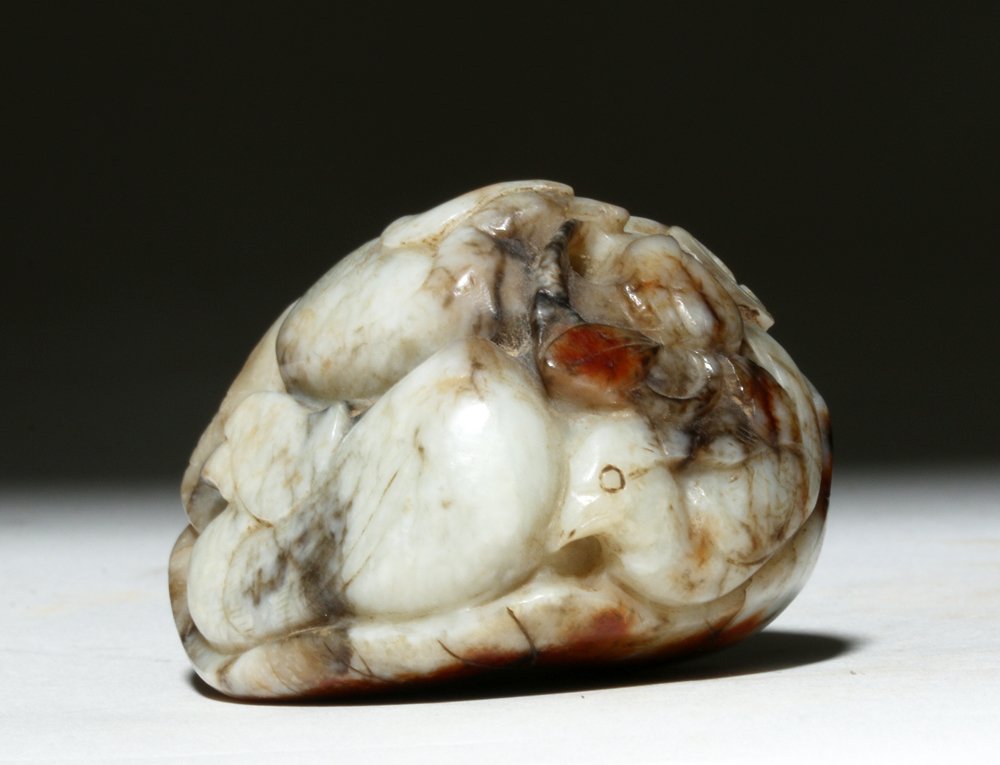 Chinese Qing Dynasty Jade Carving - Floral (1 of 6)