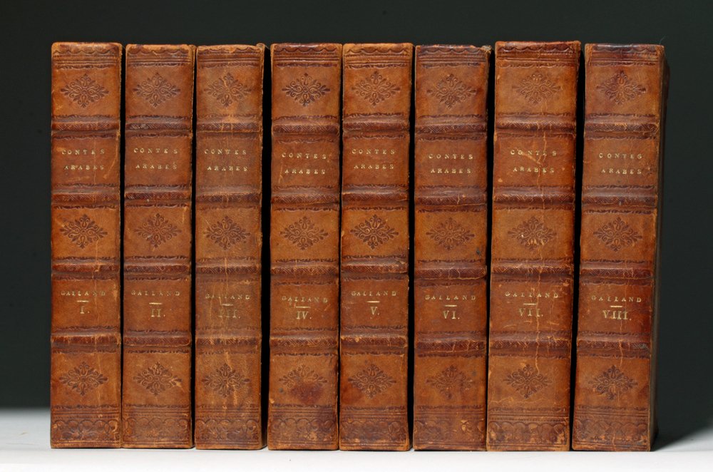 8 Volume Set of 1001 Nights in French 1825 Edition (1 of 9)