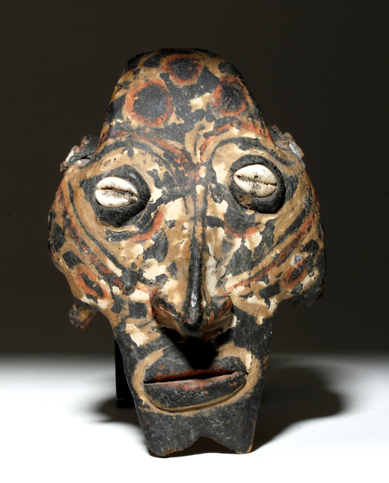 20th C. PNG Mask from Animal Skull, ex-Arnovick (1 of 4)