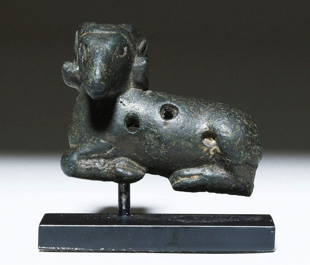 Fine Greek Recumbent Bronze Ram (1 of 4)