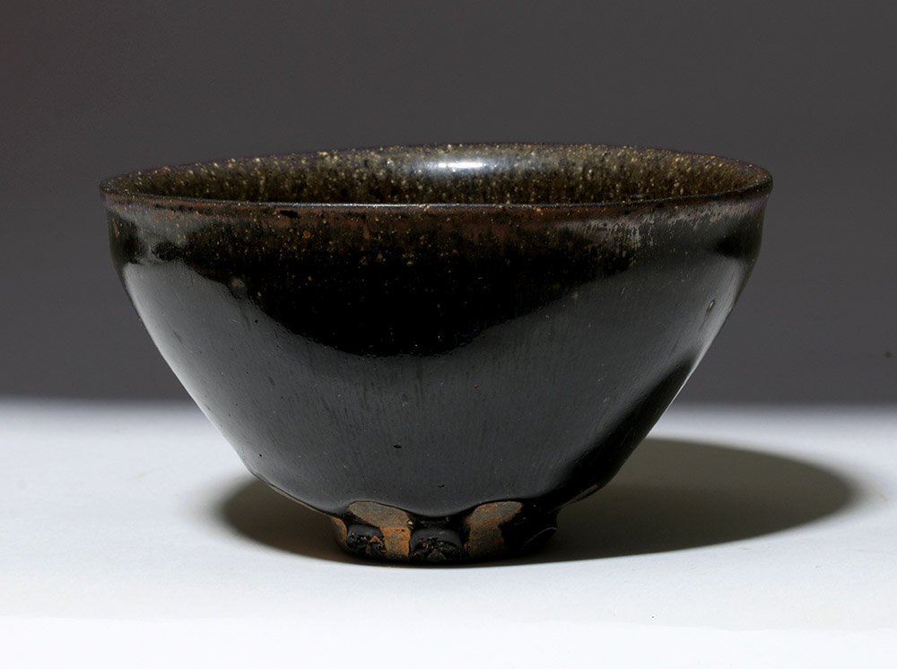 Chinese Song Dynasty Hare's Fur Blackware Tea Bowl (1 of 3)