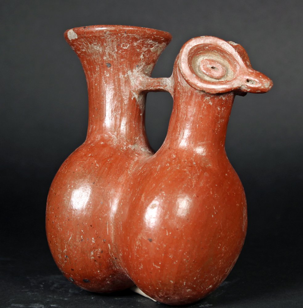 Colima Double Lobed Bird Vessel (1 of 4)