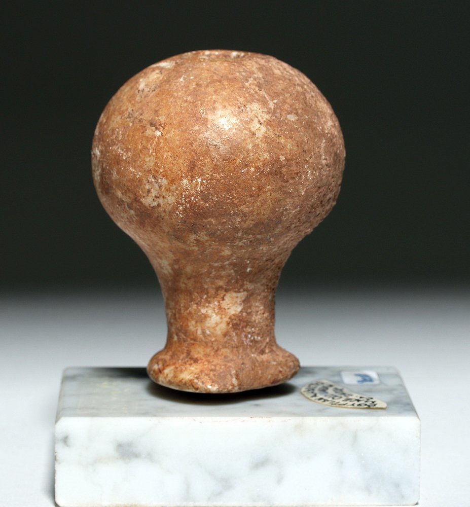 Egyptian Alabaster Mace - Unique Form (1 of 4)