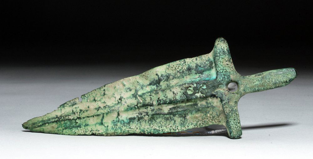 Rare Roman Bronze Short Dagger (Pugio) (1 of 2)