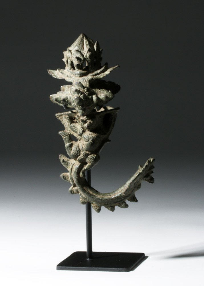 13th C. Khmer Dynasty Bronze Palanquin Hook (1 of 4)