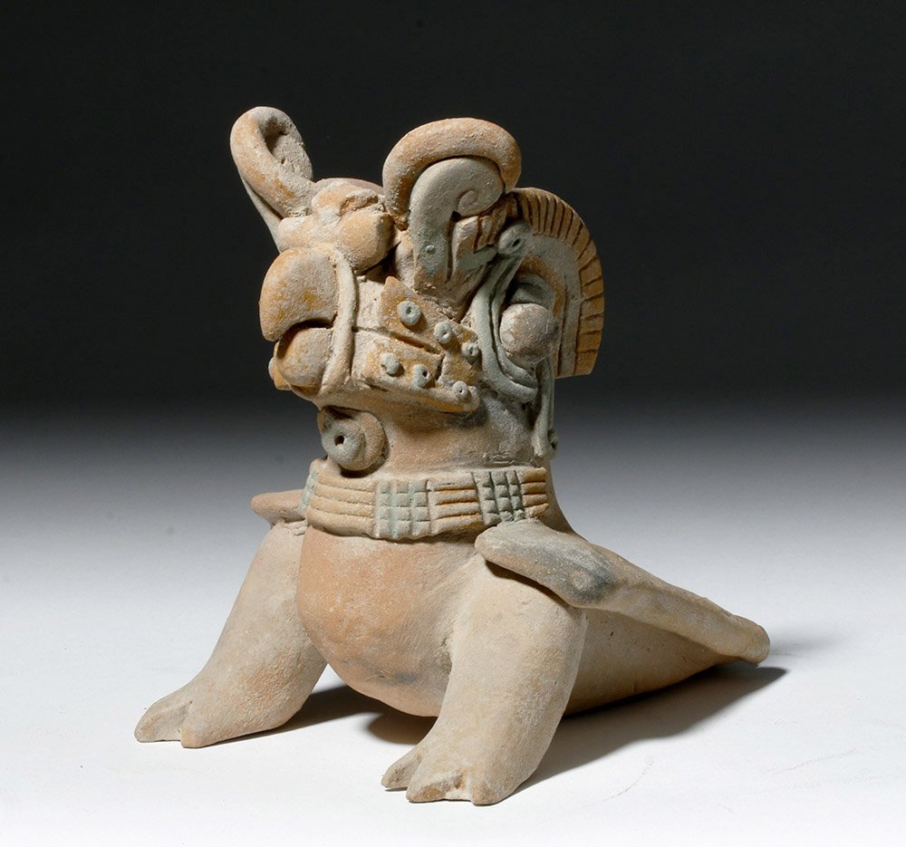 Superb Jamacoaque Polychrome Pottery Bird Effigy (1 of 7)