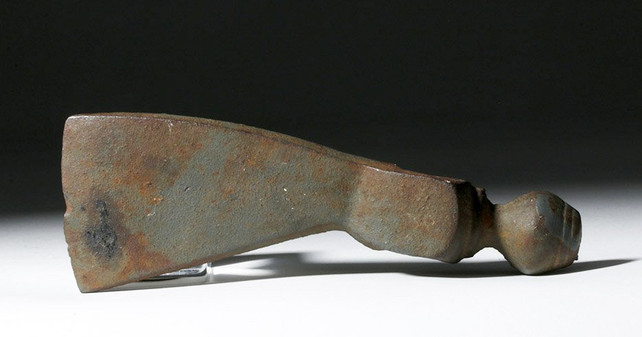 18th C. Mountain Man Iron Pipe Tomahawk, ex-Piscopo (1 of 4)