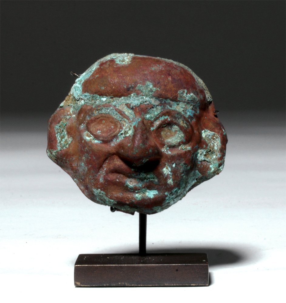 Moche Bronze Maskette (1 of 3)
