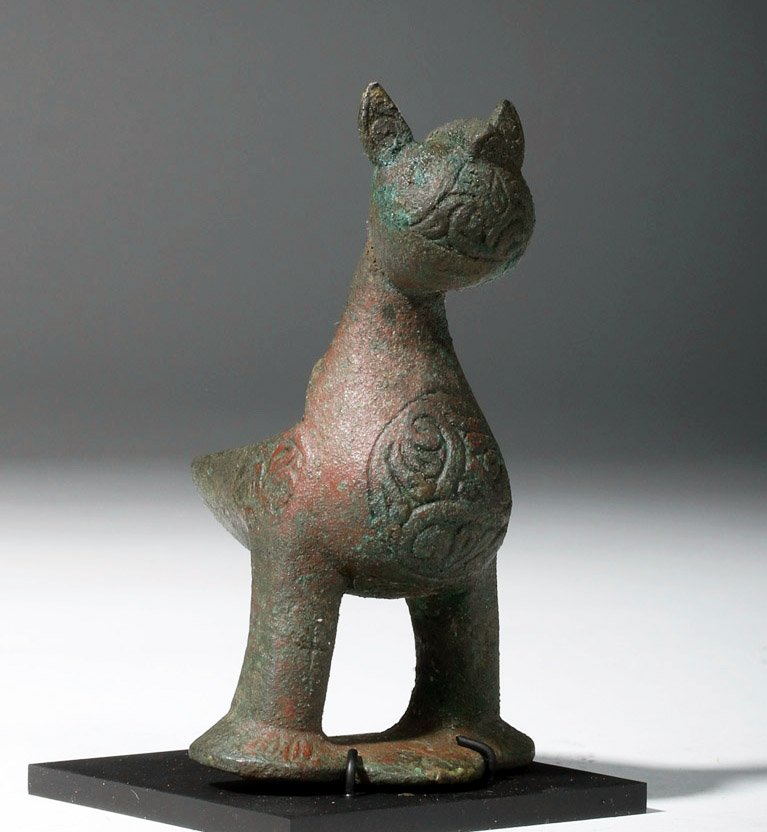 Museum-Exhibited 11th C. Seljuk Bronze Lion Foot (1 of 5)