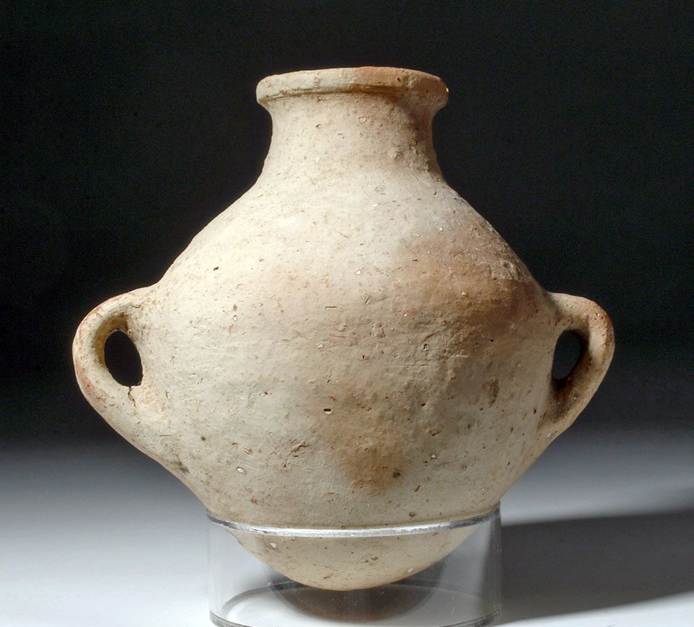 Double Handled Terracotta Vessel from the Holy Land (1 of 6)