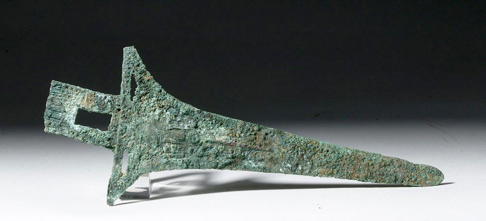 Chinese Warring States Sechuan Bronze Ge, ex-Piscopo (1 of 2)