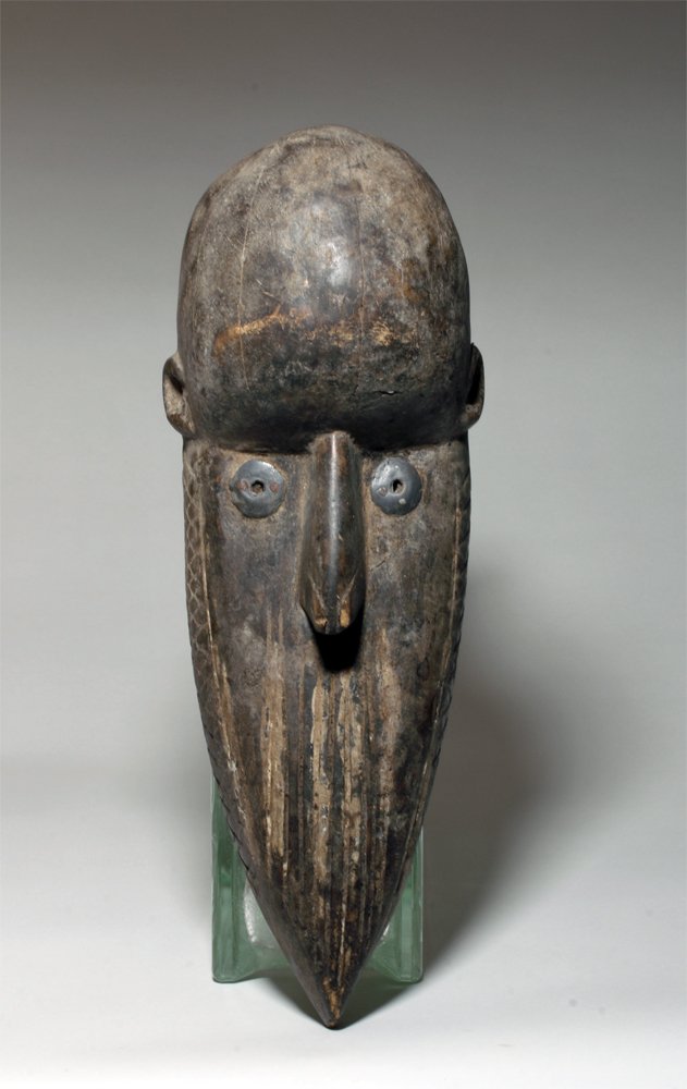 19th C. African Mali Bamana Wood Korè Mask (1 of 3)