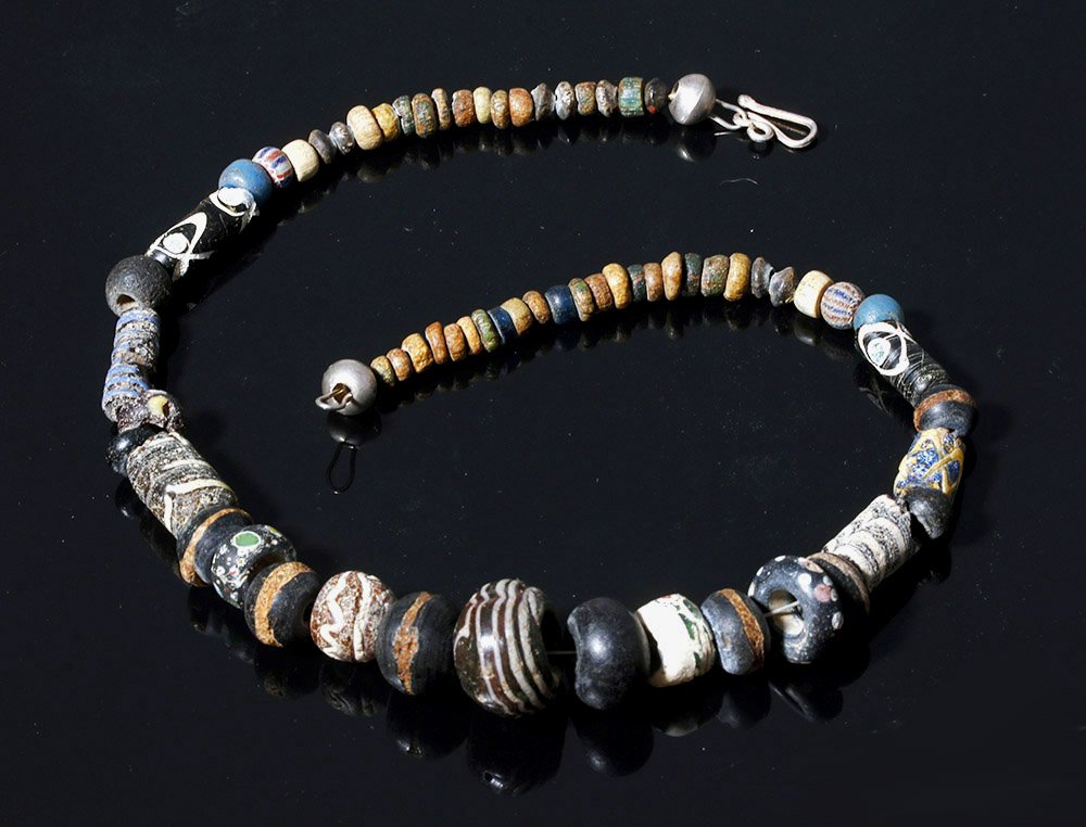 Ancient Glass Bead Necklace - Roman, Greek & Phoenician (1 of 5)