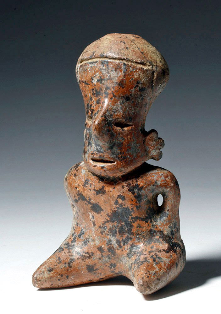 Nayarit Redware Seated Female Figure (1 of 6)