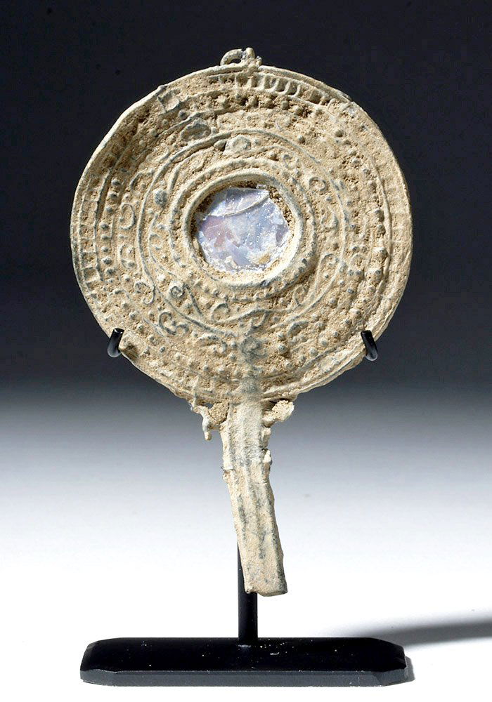 Roman Lead Votive Mirror (1 of 5)