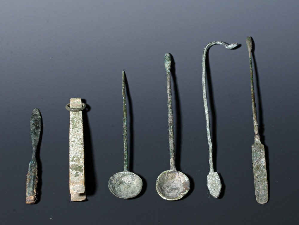 Roman Bronze Surgical / Medical Implements (6) (1 of 7)