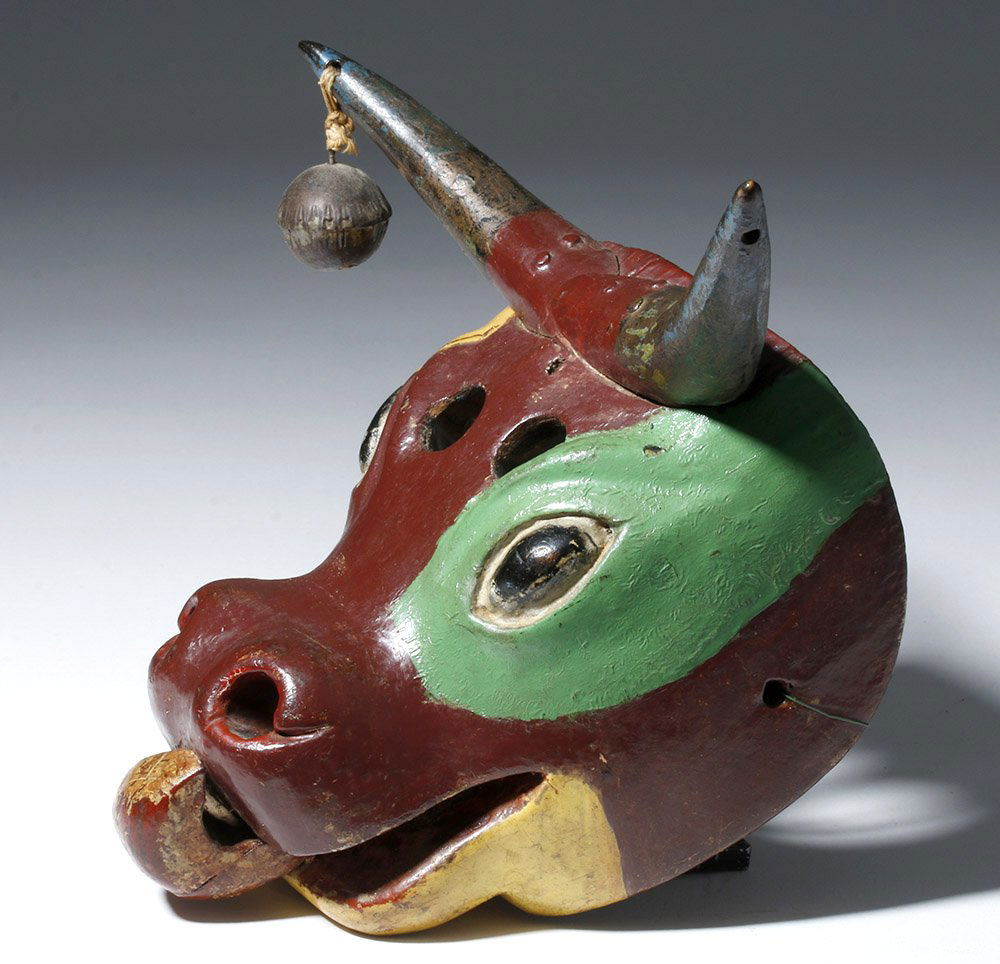 Guatemalan El Torito Dance Mask - Jan 24, 2017  Antiques 