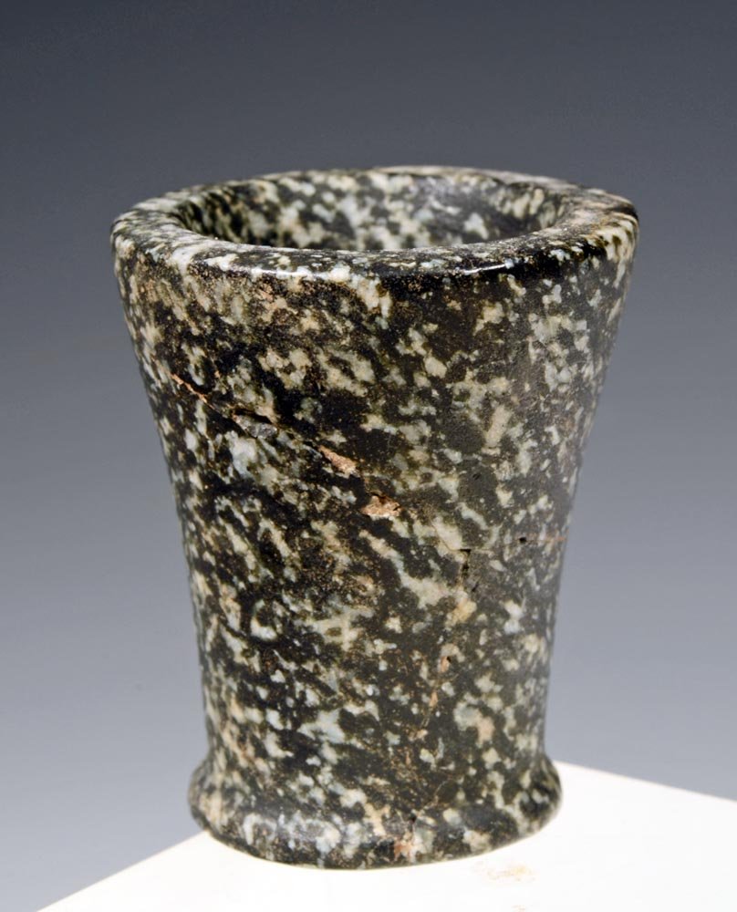 Egyptian Diorite Conical Offering Vessel, ExSotheby's