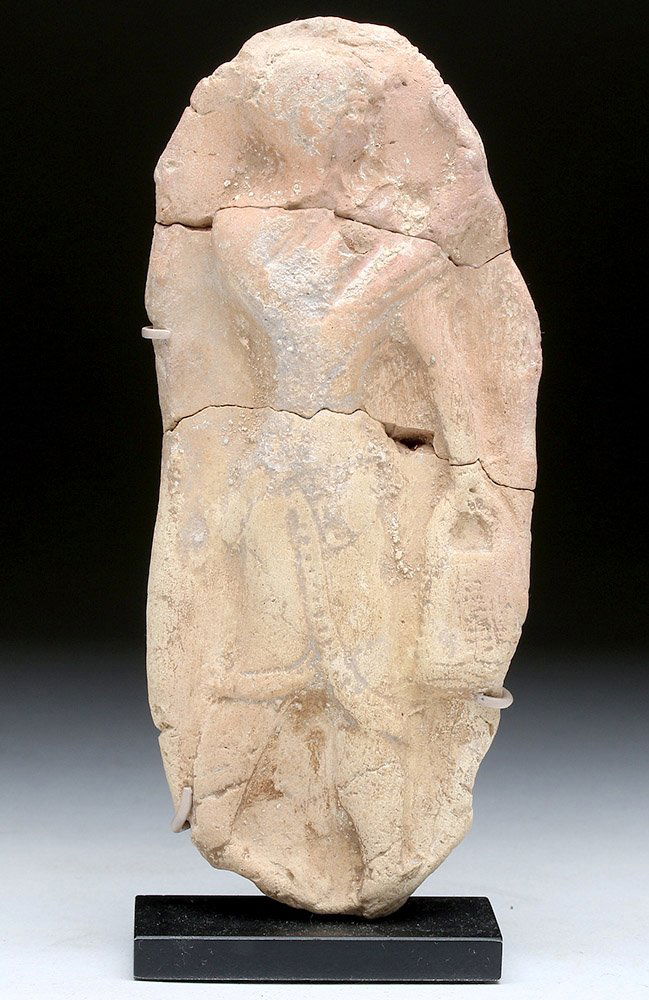 Late Egyptian Clay Tablet with Human Figure (1 of 5)