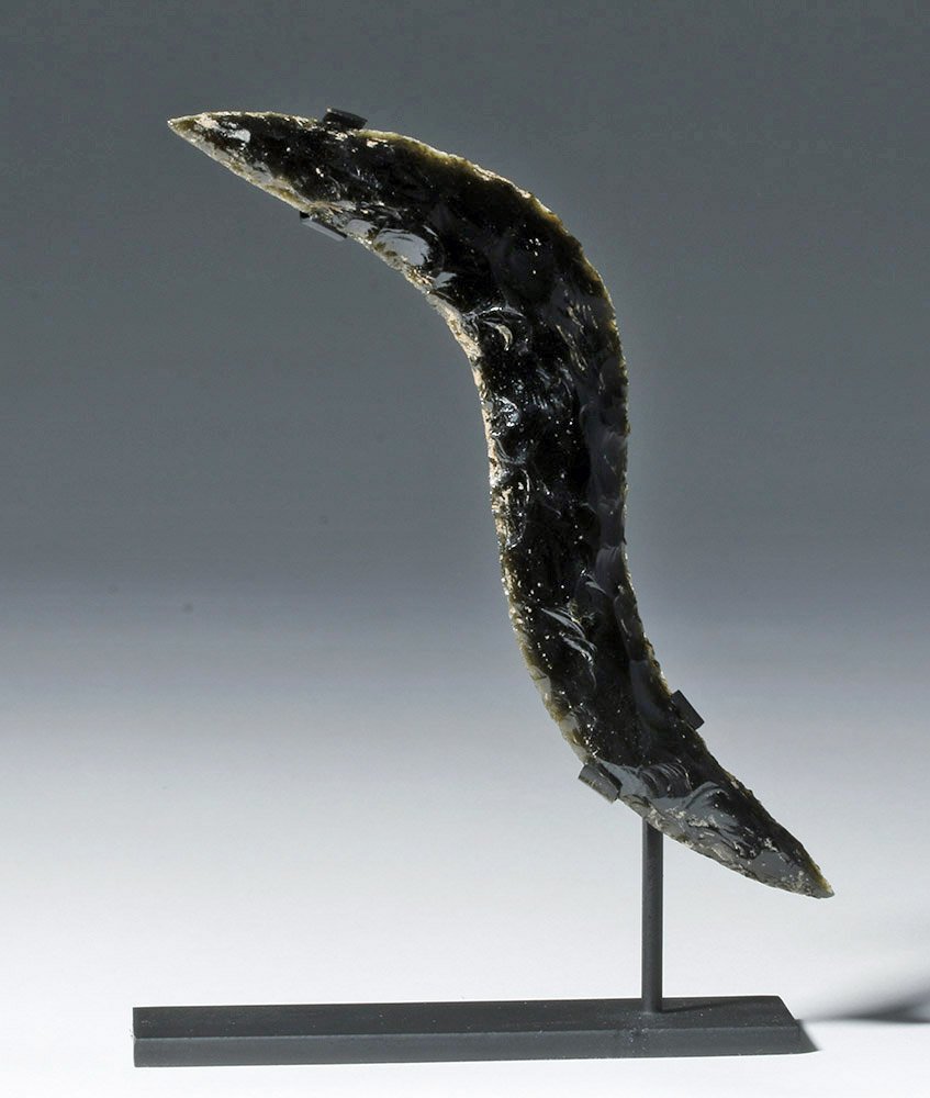 Rare Colima Eccentric Obsidian - Snake Form (1 of 6)