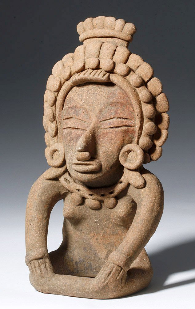 Veracruz Pottery Seated Coast Watcher (1 of 7)