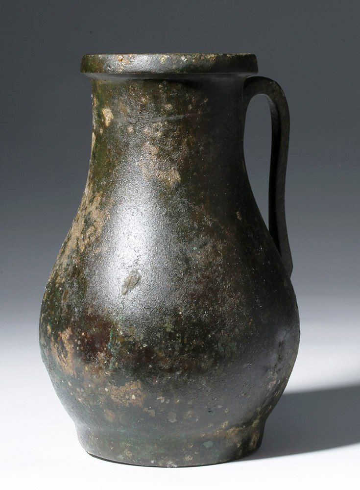 Large Achaemenid Bronze Pitcher - 5th C. BCE (1 of 6)
