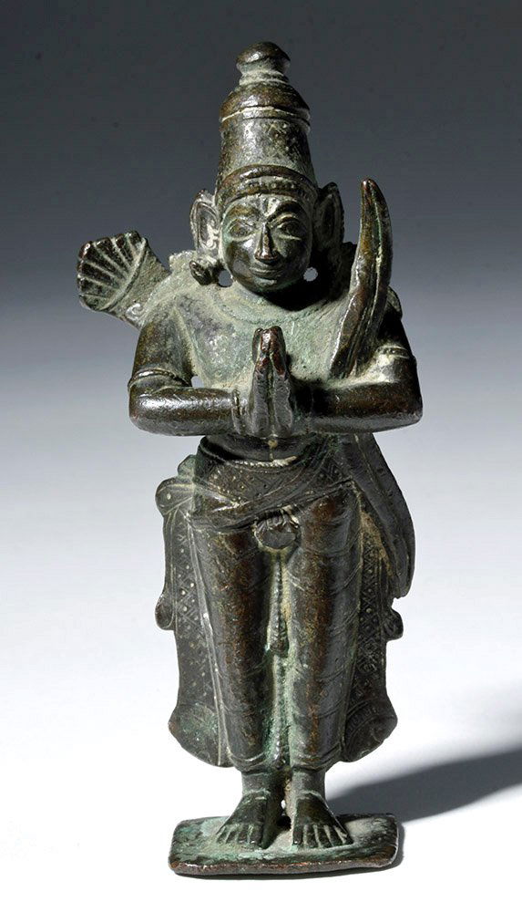 17th C. Indian Bronze Figure Depicting Rama (1 of 6)