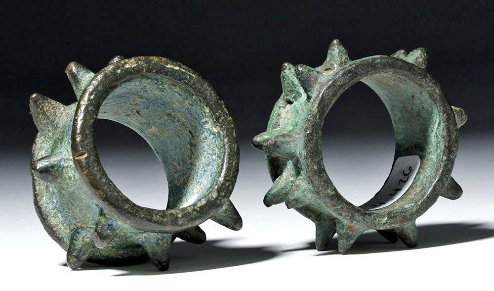 Inca Copper Votive Mace Heads (pr) (1 of 4)