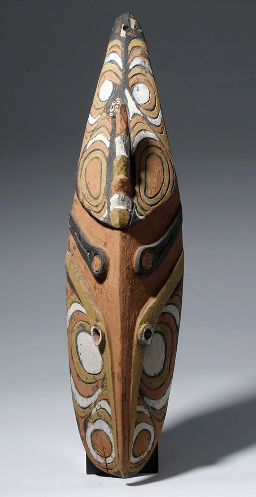 20th C. PNG Sepik River Wood Ancestor Figure (1 of 4)