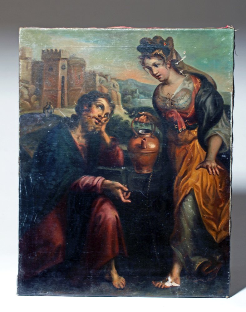18th C. European Painting - David and Bathsheba (1 of 5)