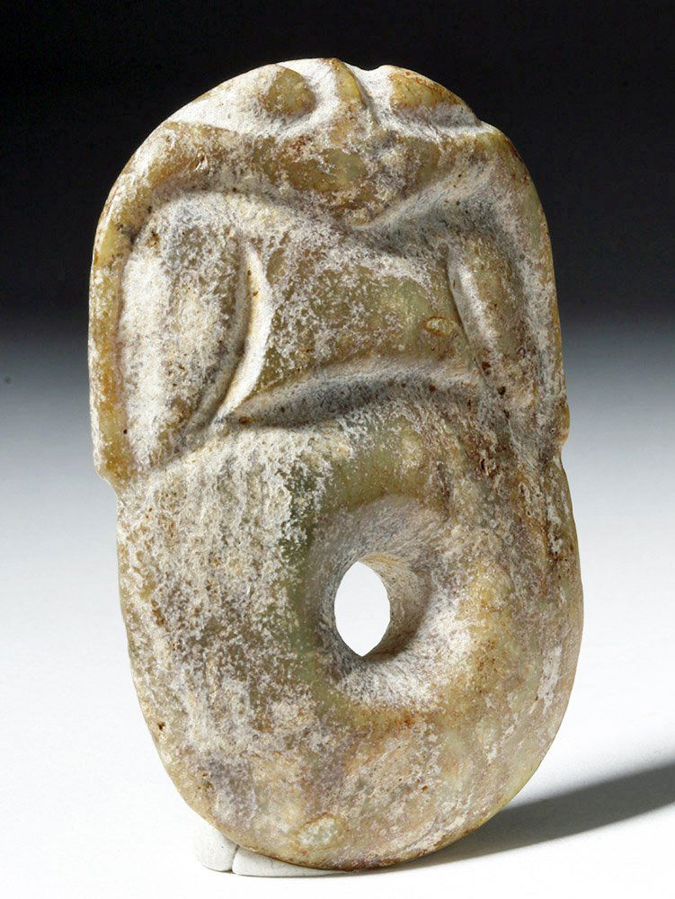 Chinese Hongshan Stone Pendant Bead (1 of 4)